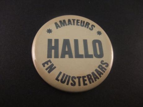 Radio amateurs hallo luisteraars